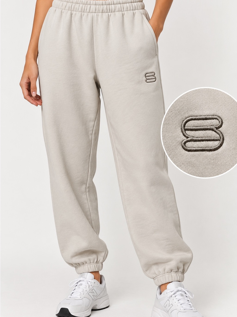 Aritzia Super World Super Fleece Sweatpants Joggers Cream M